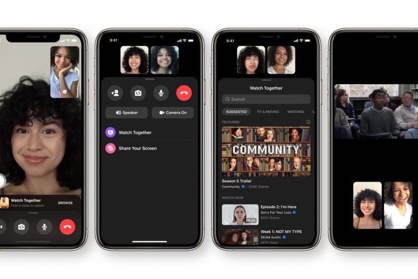 Messenger estrena una función que permite ver vídeos de Facebook Watch con amigos a través de videollamadas