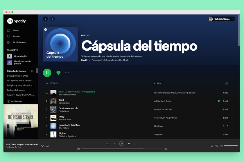 Spotify lanza ‘Cápsula del tiempo’, una playlist en donde encontrarás tus canciones favoritas de las décadas pasadas