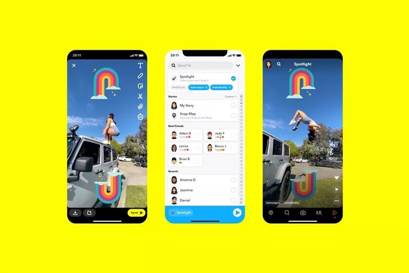 Snapchat crea la sección ‘Destacados’ para dar la batalla a TikTok, pagar a creadores y no corromper su esencia