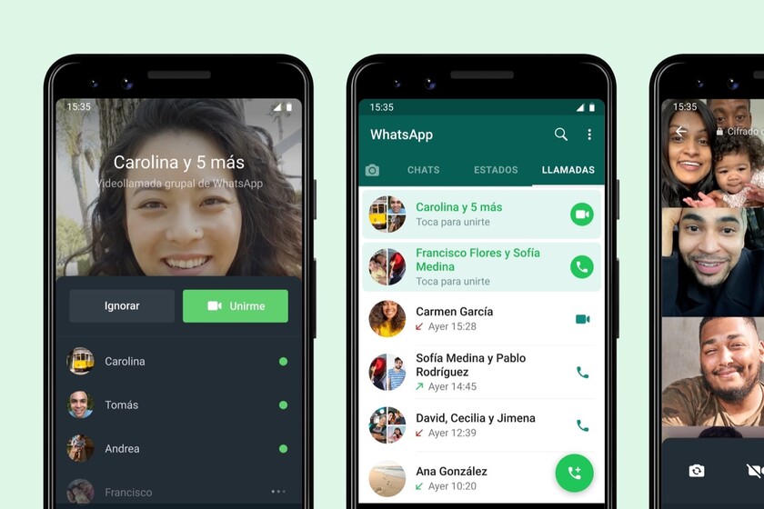 Cómo unirte a llamadas y videollamadas grupales de WhatsApp que han comenzado sin ti