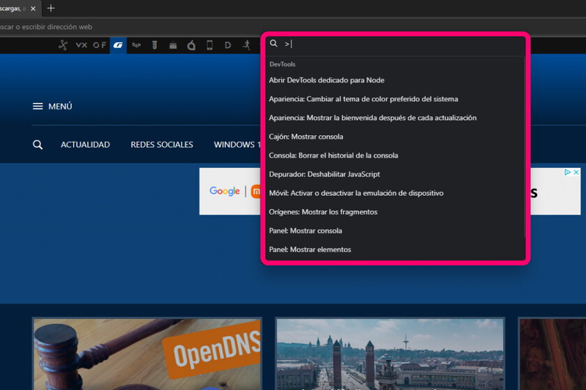 Microsoft Edge y Mozilla Firefox han incorporado barras de ‘acciones rápidas’ de forma experimental: así puedes activarlas