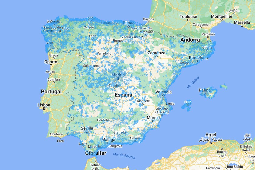 Este mapa interactivo de Movistar te permite saber dónde hay cobertura 5G (también de O2 o Digi) y si podrás aprovecharla